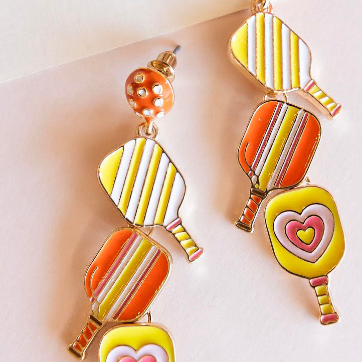 Pickleball Earrings | Paddle Earrings | Pickleball Gift | Pickleball Gift for Mothers Day | Staci