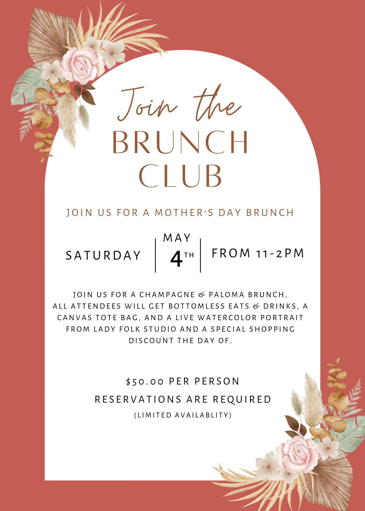 Mother's Day Brunch | May 4th 11am-2pm