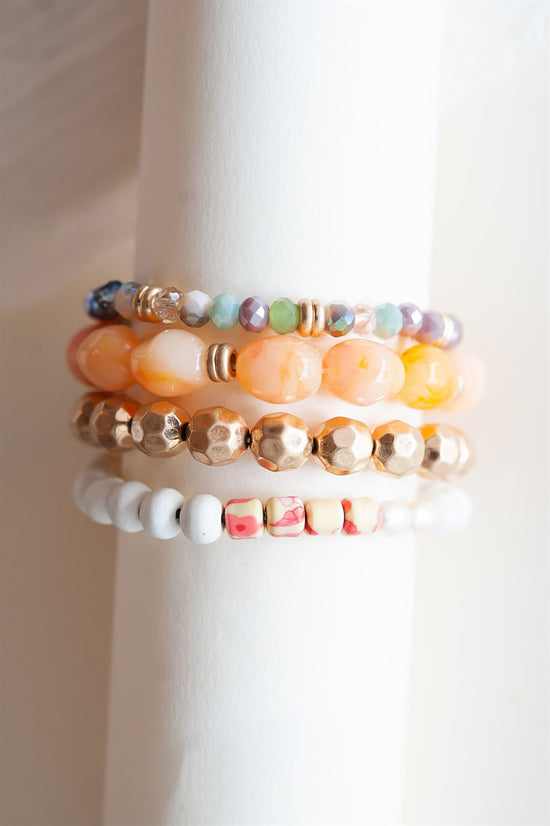 Kodie Bracelet Stacks | Spring Summer Fashion Bracelets | Colorful Beaded Layering Bracelets