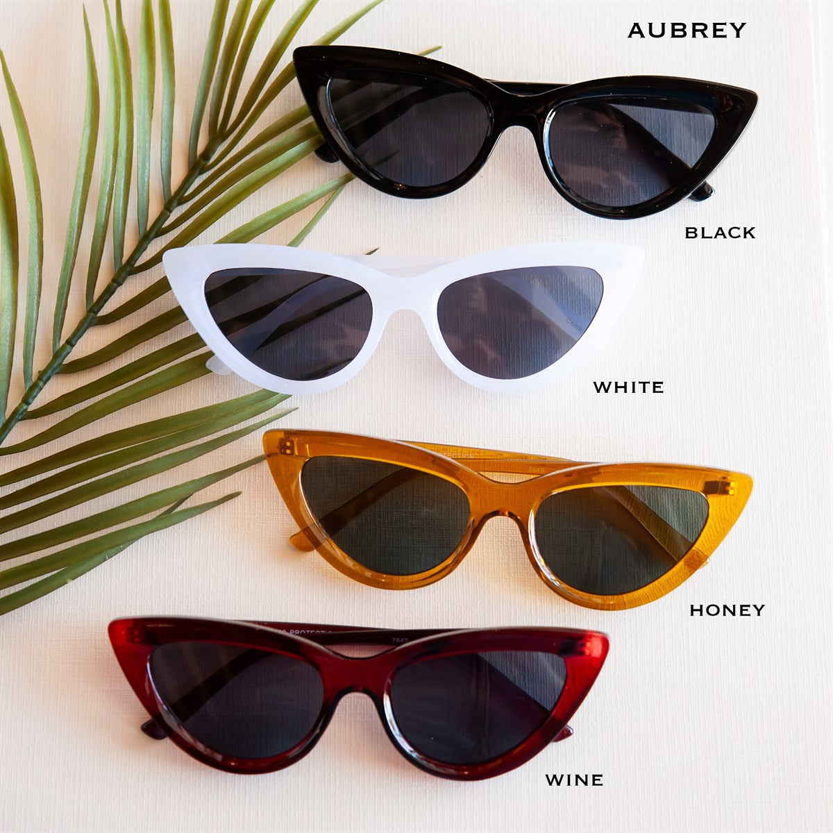 Aubrey Small Cat Eye Sunglasses | Retro Acetate Sunnies | Hollywood Vibes Sunglasses