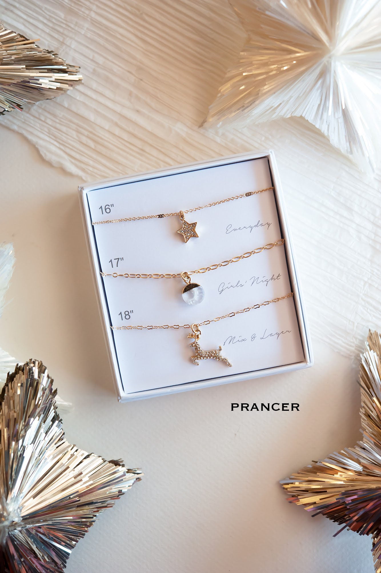 Load image into Gallery viewer, Christmas Boxed Necklace Sets | Delicate Layering Necklaces | Gift Ready Jewelry
