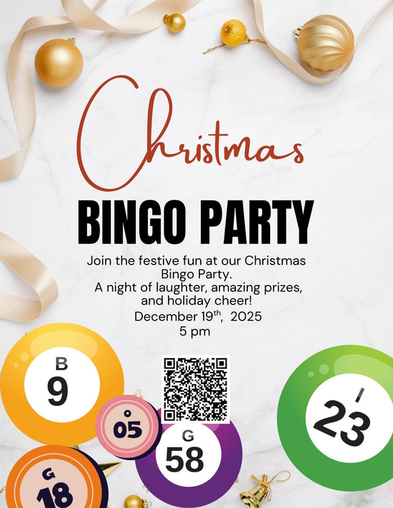 Christmas Bingo Night - December 19th - 5pmv