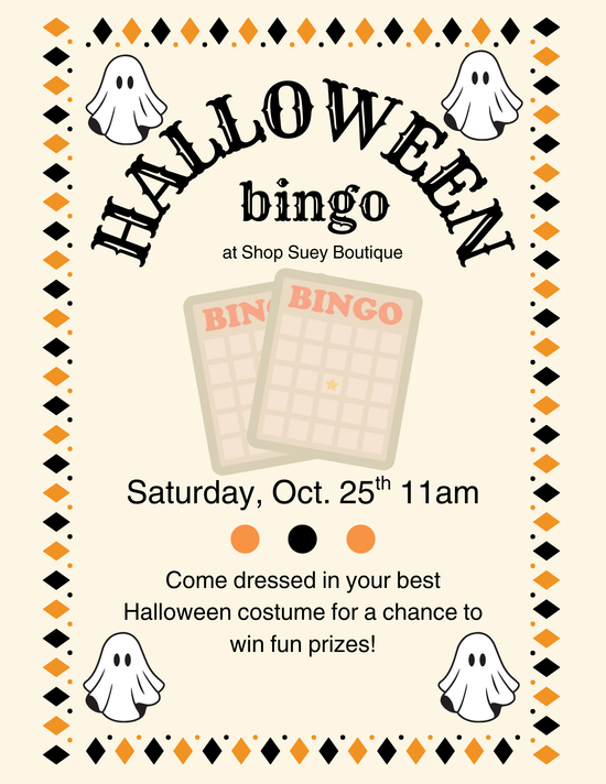Halloween BINGO 10/25/25 11am
