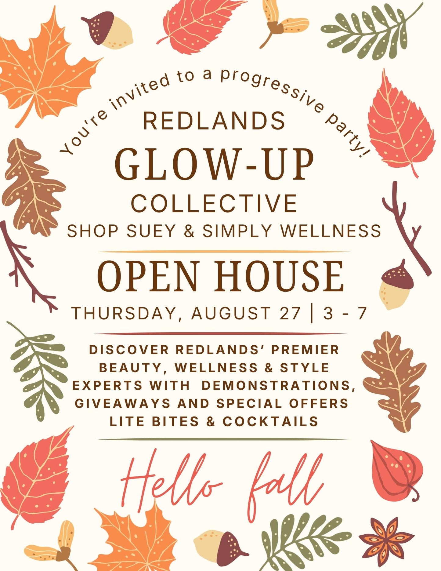 Redlands Glow-Up Collective Party - Open House
