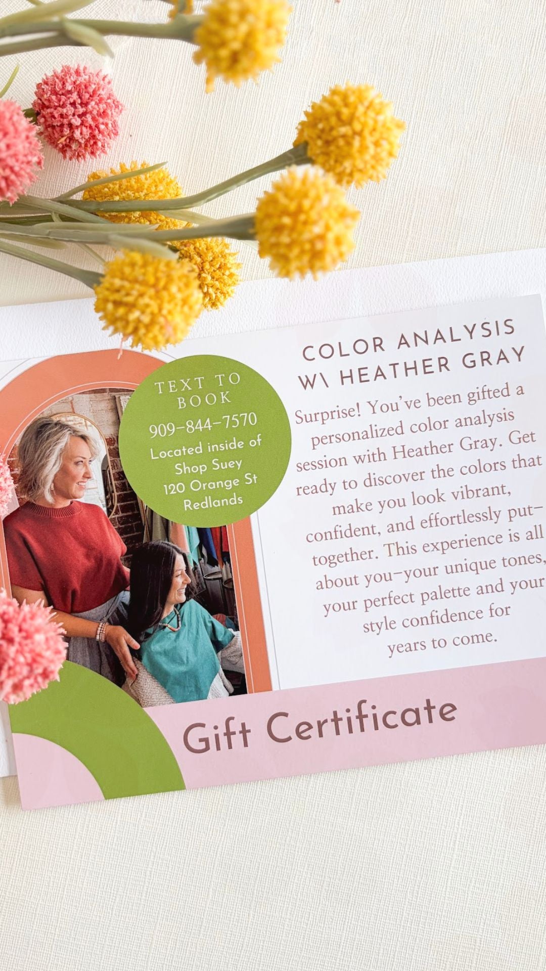 Color Analysis - Gift Certificate