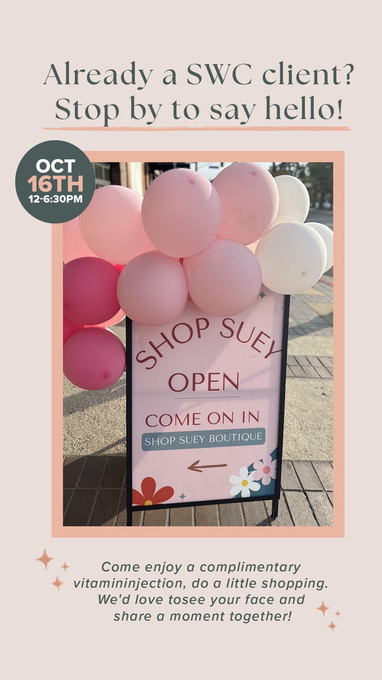 Shop N' Tox Party Pop-Up GLP-1 Weight Loss Clinic with Simply Wellness