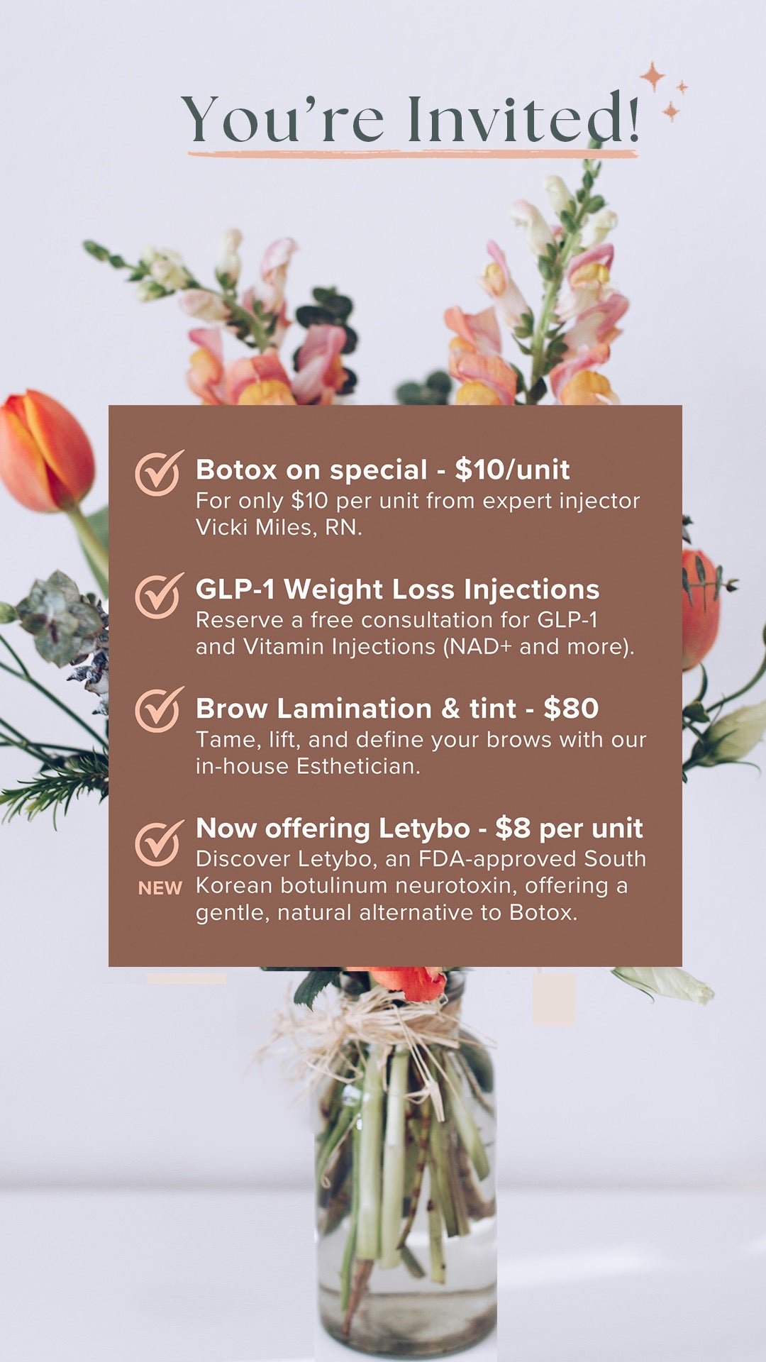 Shop N' Tox Party Pop-Up GLP-1 Weight Loss Clinic with Simply Wellness