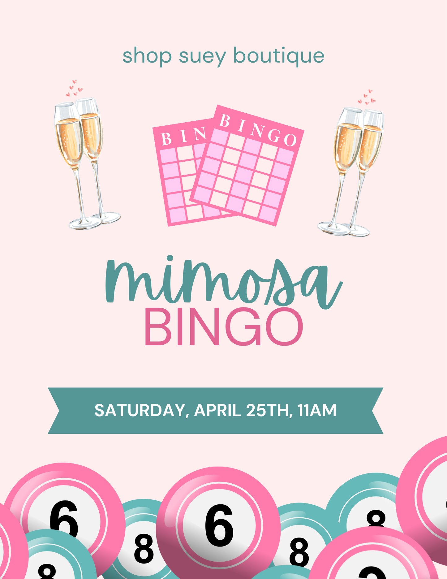 Mimosa Bingo | Saturday, April 25th 11am