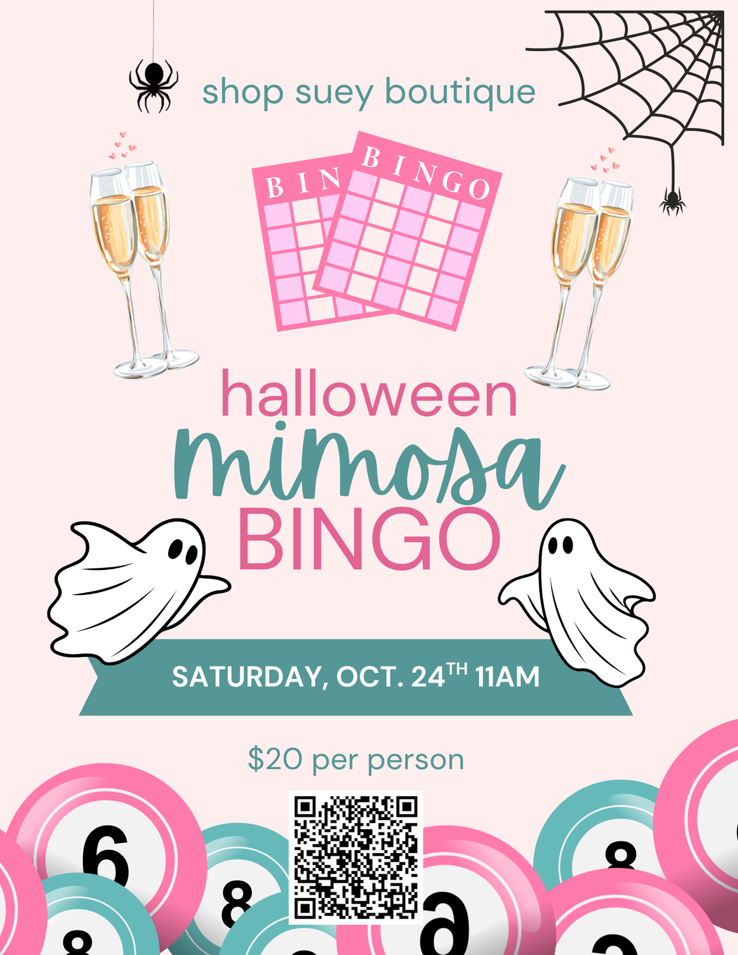 Halloween Mimosa Bingo | Saturday, Oct. 24th 11am