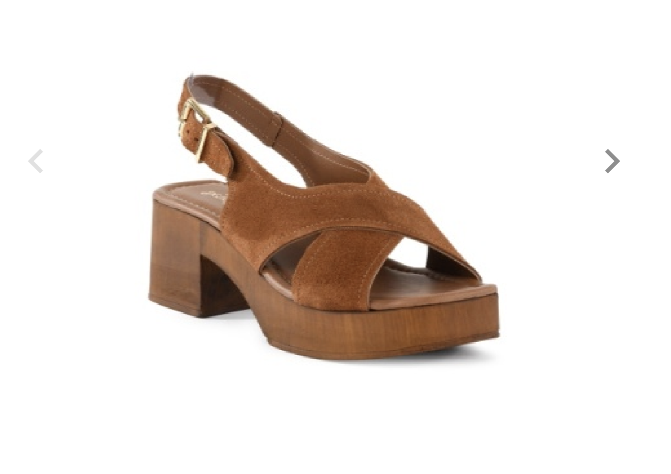 Heart of Gold Clog Heel | Brown
