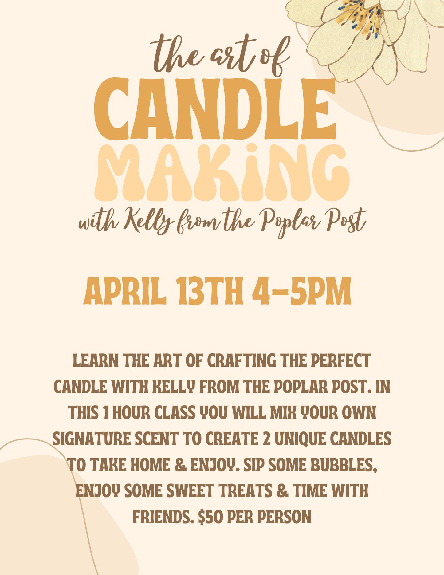 The Art of Candle Making Workshop