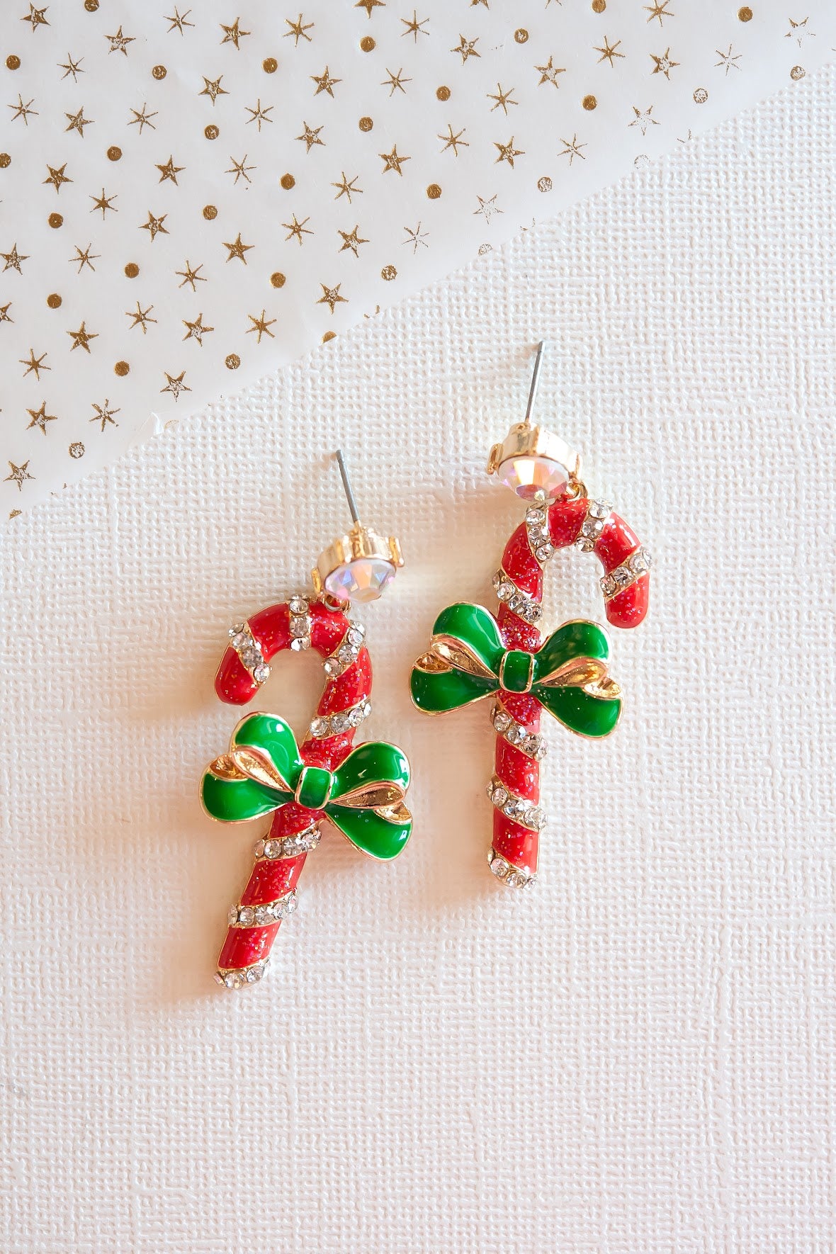 Christmas Candy Cane Earrings