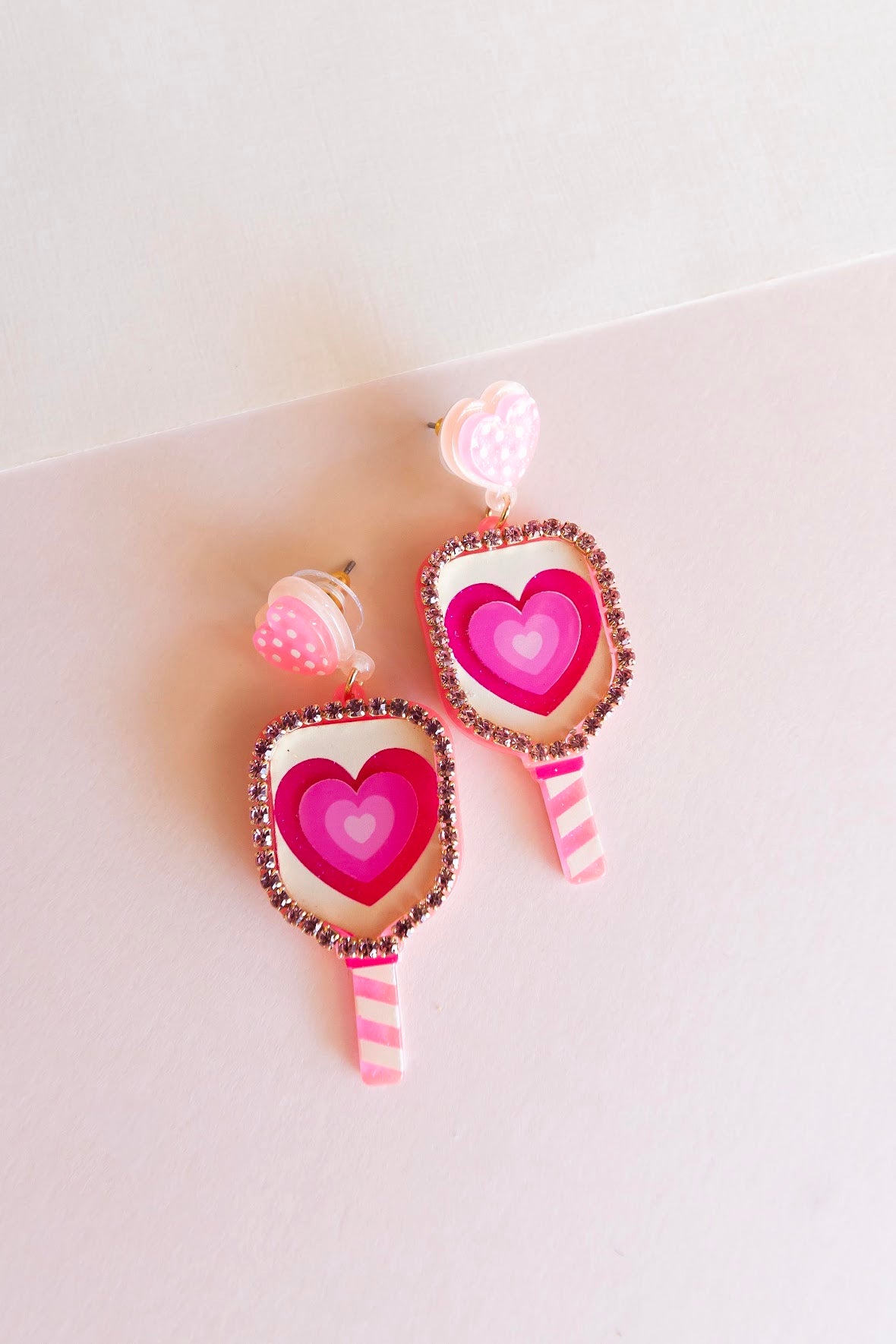 Pickleball Earrings | Heart Earrings | Pickleball Gift | Pickleball Gift for Mothers Day | Jenny