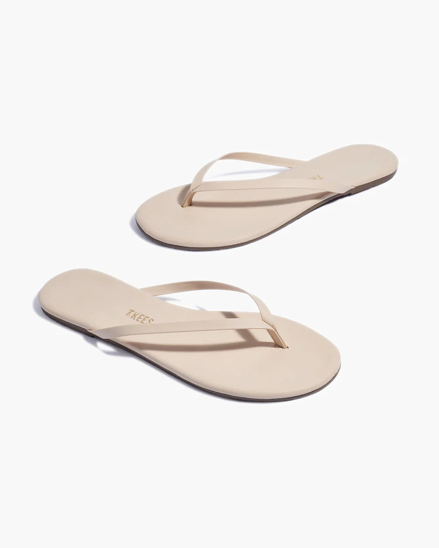 TKEES Lily Flip Flops – Minimalist Leather Sandals