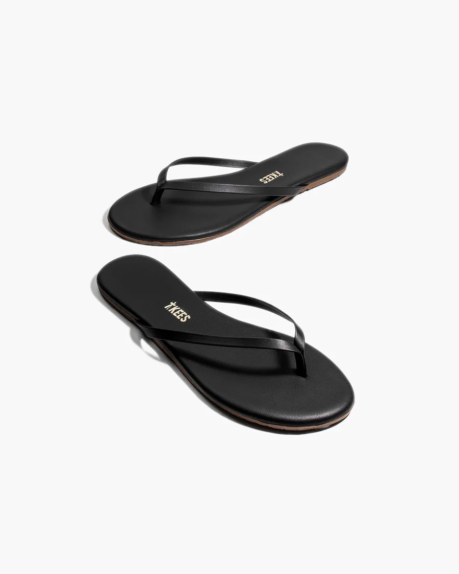 TKEES Lily Flip Flops – Minimalist Leather Sandals