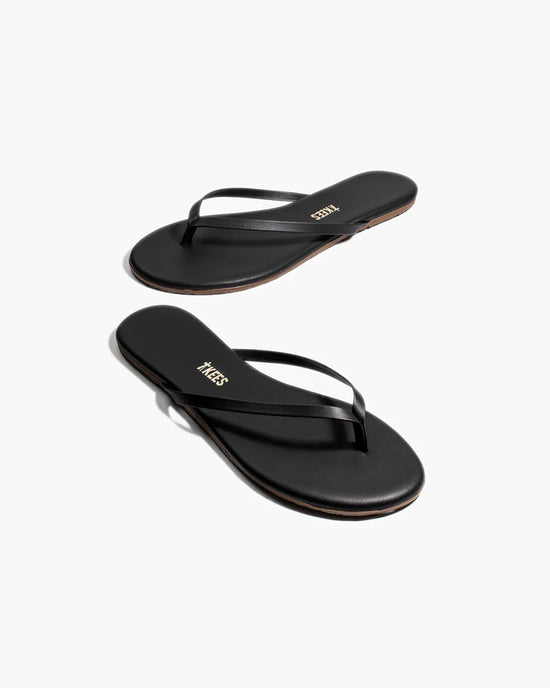 TKEES Lily Flip Flops – Minimalist Leather Sandals