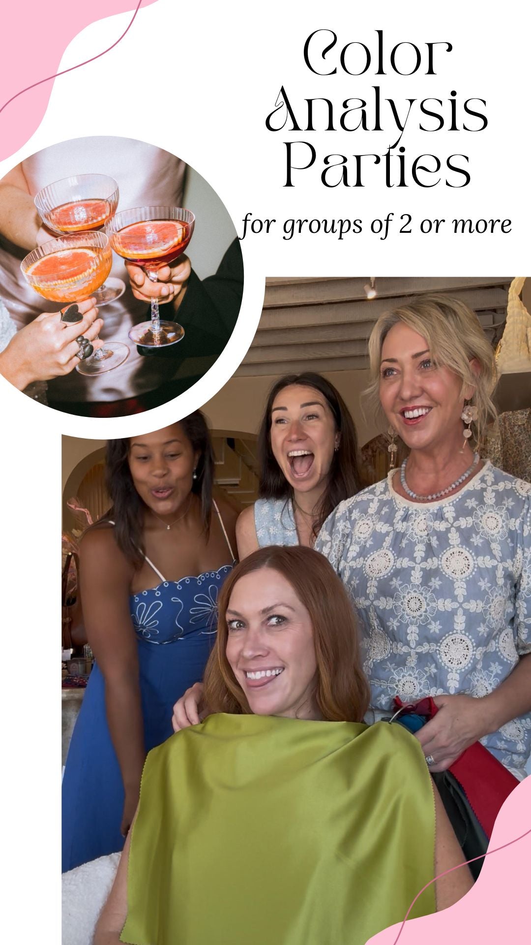 Color Analysis Party - for 2-6 Guests