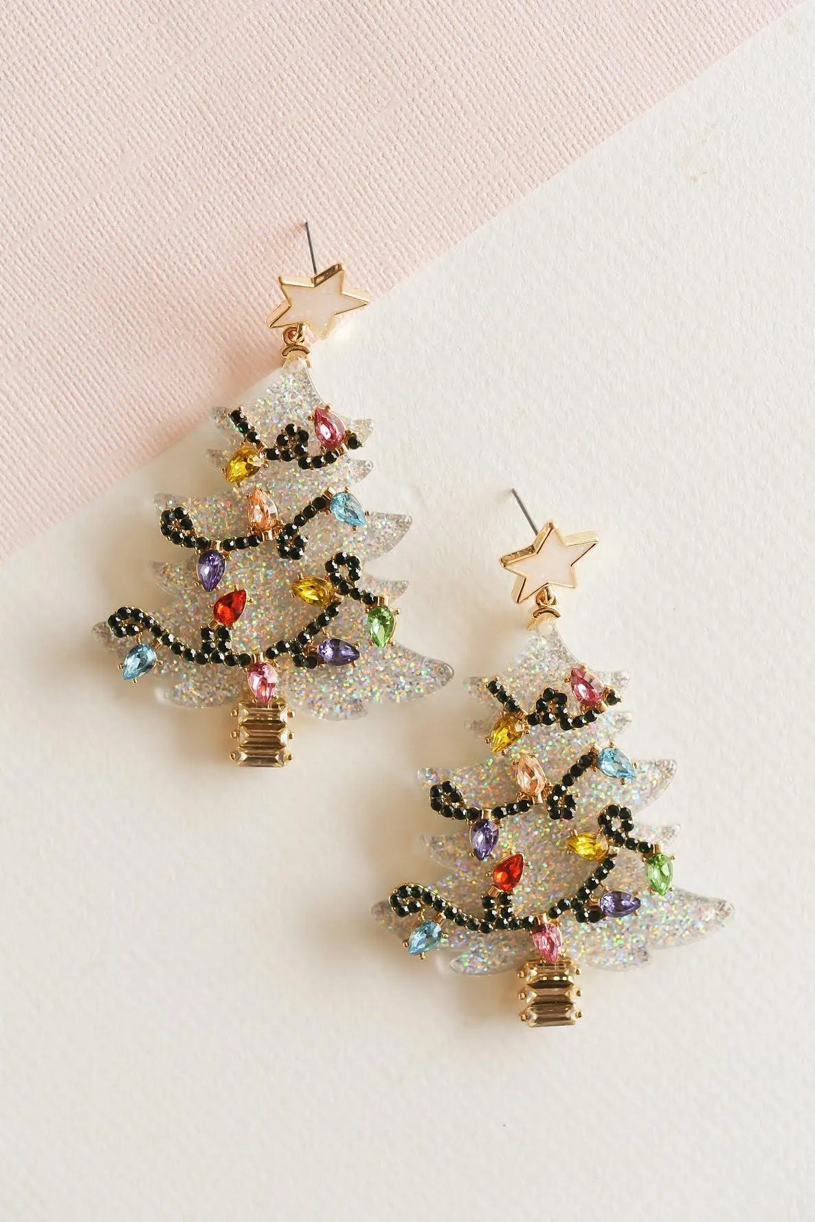 Vixen Christmas Tree Earrings