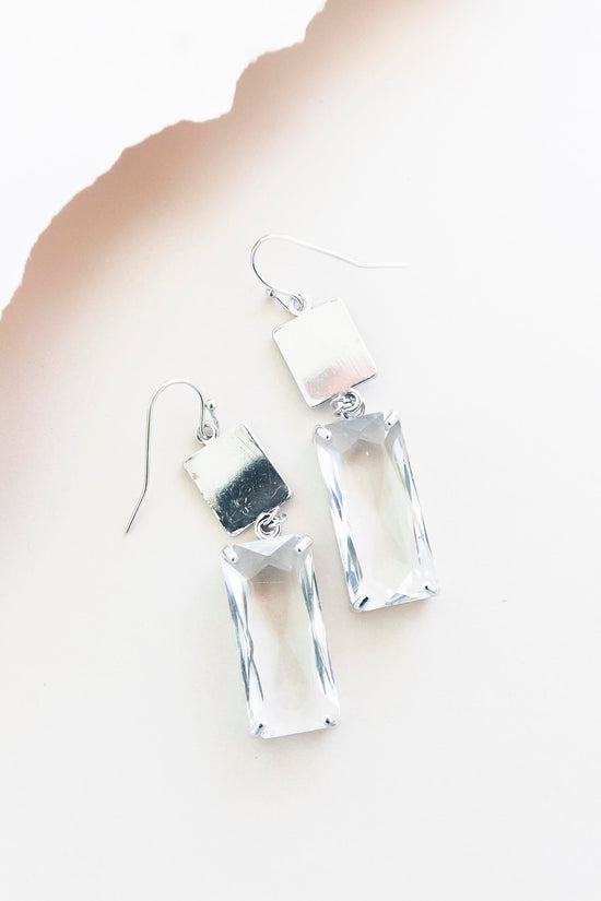 Load image into Gallery viewer, Charlize Earrings - Clear
