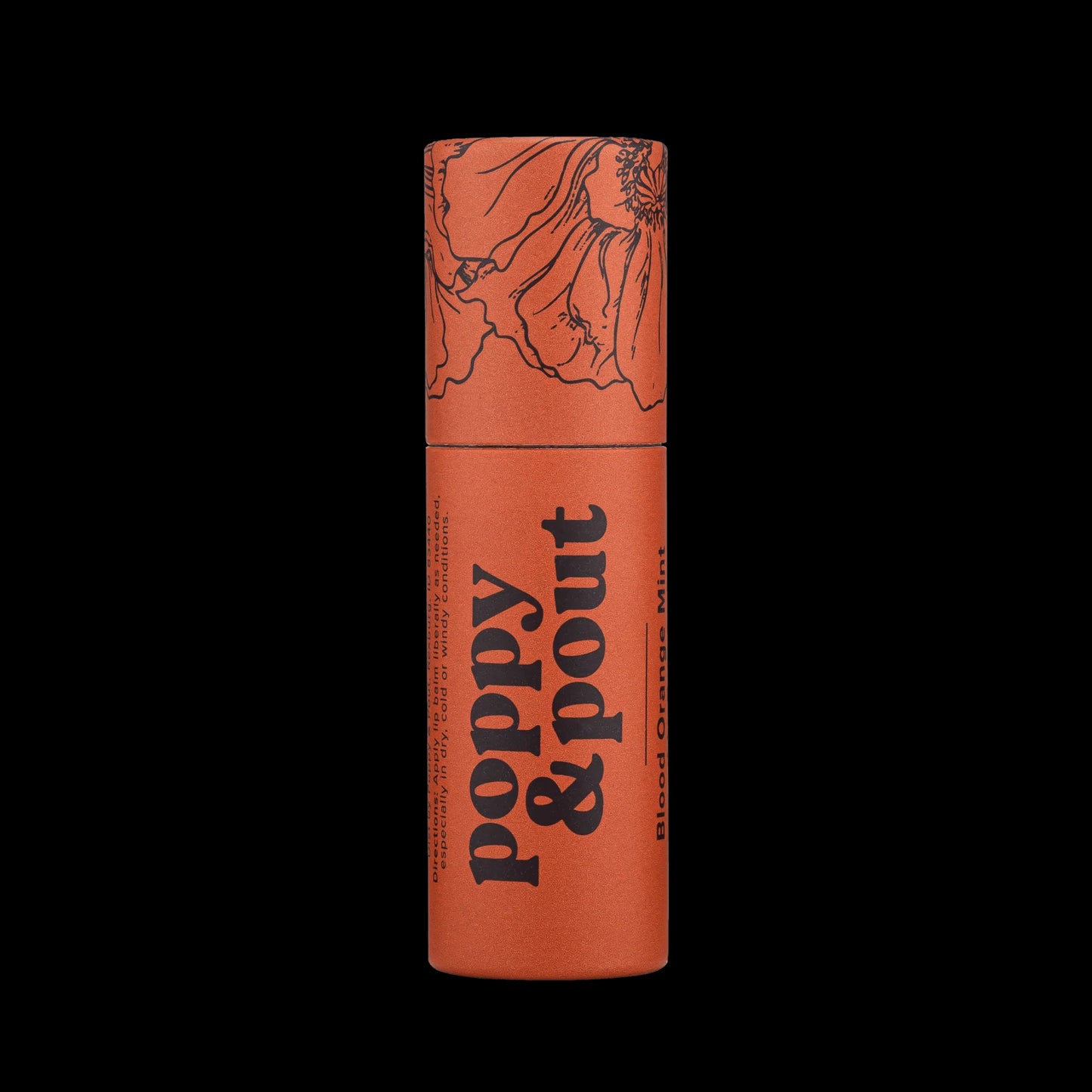 Poppy & Pout Blood Orange Lip Balm
