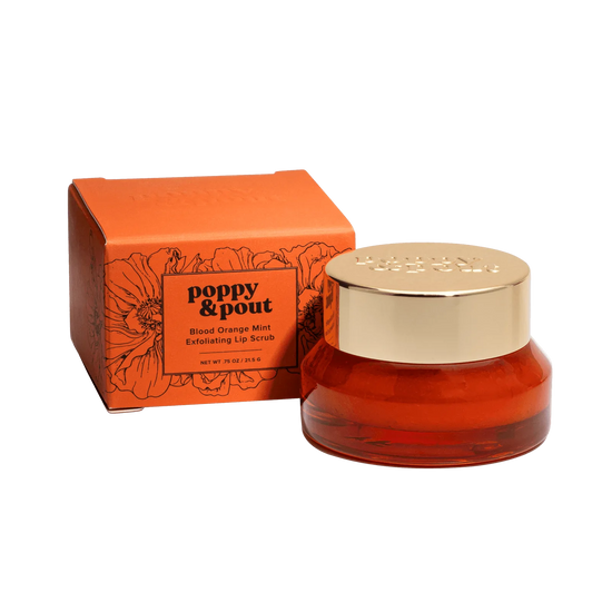 Poppy & Pout Blood Orange Mint Lip Scrub