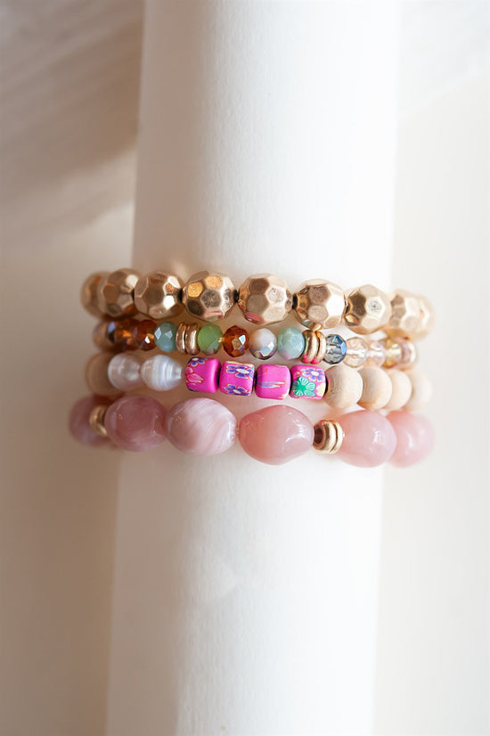 Load image into Gallery viewer, Kodie Bracelet Stacks | Spring Summer Fashion Bracelets | Colorful Beaded Layering Bracelets
